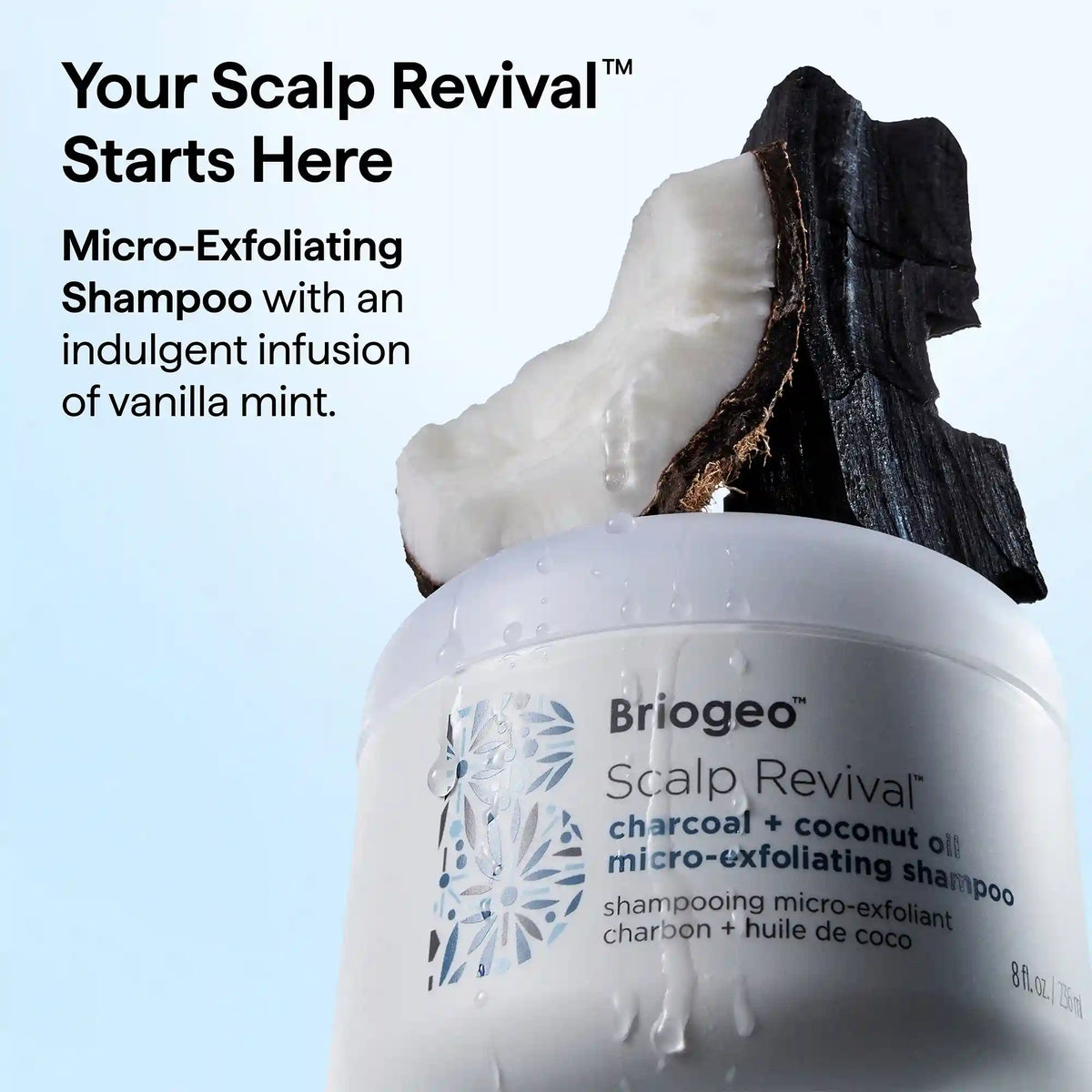 Scalp Revival Charcoal + Coconut Oil Micro-Exfoliating Shampoo 32oz